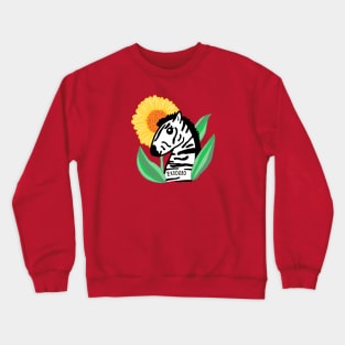 zebra Crewneck Sweatshirt